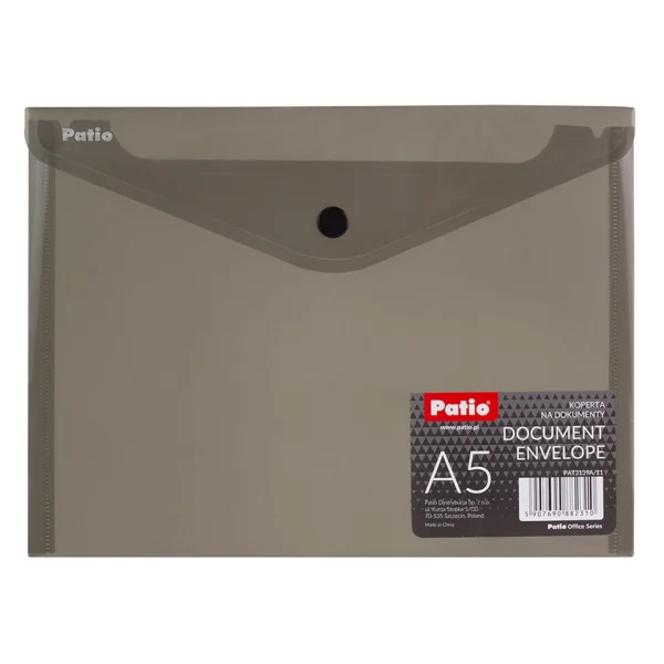 KOPERTA NA DOKUMENTY A5 PATIO PAT3139A/15 CZARNA
