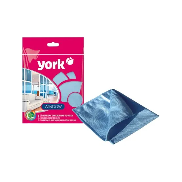 ŚCIERECZKA Z MIKROFIBRY DO OKIEN 30X30 YORK