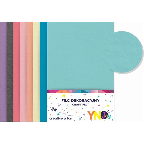 FILC DEKORACYJNY 8SZT PASTEL INTERDRUK