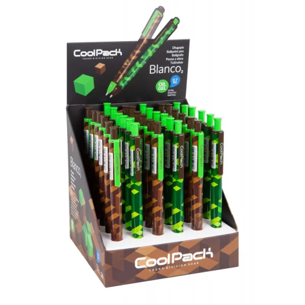 DŁUGOPIS BLANCO OIL GEL CITY JUNGLE 0,7 COOLPACK