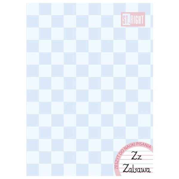 ZESZYT A4 32 = KOLOROWA CHECKERED VIBE LAMINOWANY ST.RIGHT