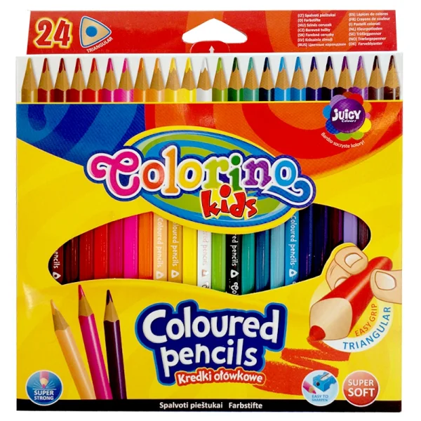KREDKI OŁÓWKOWE 24 KOLORY 51828PTR COLORINO 5907690851828