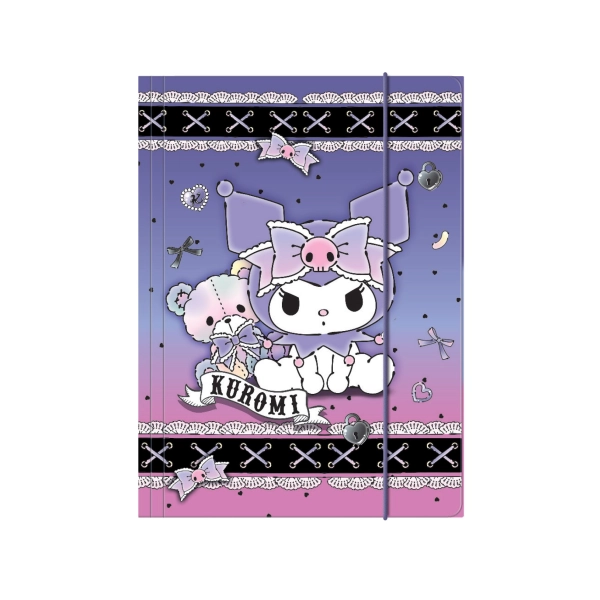 TECZKA Z GUMKĄ A4 KUROMI WZÓR 2 COOLPACK