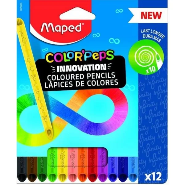 KREDKI COLORPEPS INFINITY 12KOL MAPED