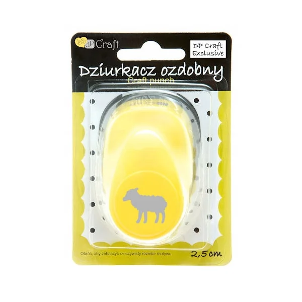 DZIURKACZ OZDOBNY 2,5CM OWIECZKA JCDZ-110-346 DP CRAFT