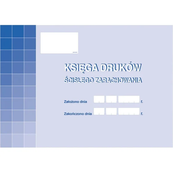 KSIĘGA DRUKÓW ŚCISŁEGO ZARACHOWANIA 710-1 5906858003383