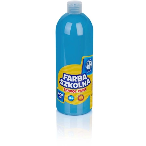 FARBA SZKOLNA 1000ML ASTRA NIEBIESKA