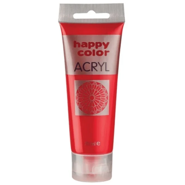 FARBA AKRYLOWA 75ML CZERWONY 2 HAPPY COLOR