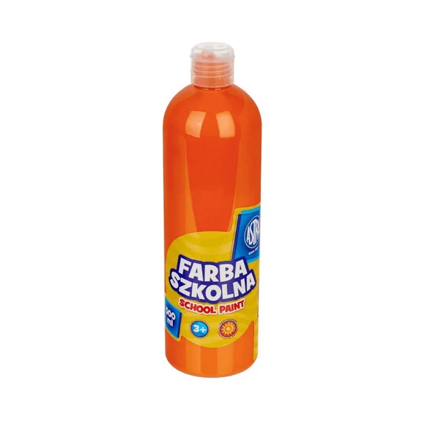 FARBA SZKOLNA ASTRA 500ML POMARAŃCZOWA