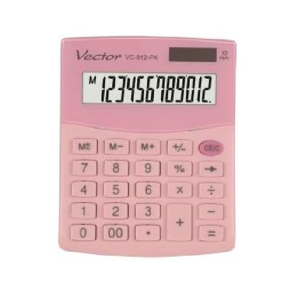 KALKULATOR VECTOR VC-812-PK 5904329965703