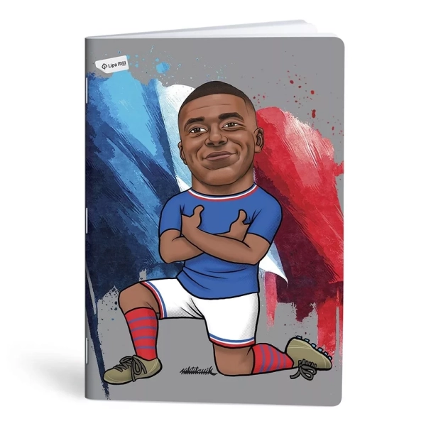 ZESZYT # 40 KARTEK A4 FOOTBAL ICONS MAR MAR