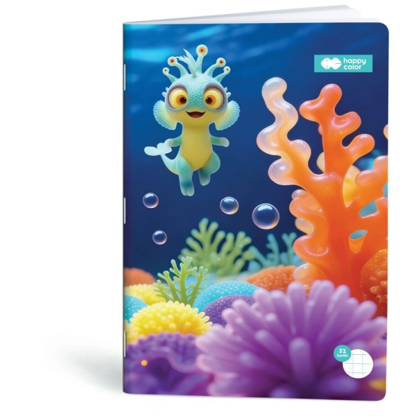 ZESZYT A5 32 # AQUA CUTIES HAPPY COLOR
