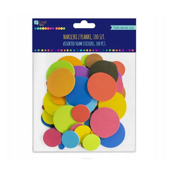 NAKLEJKI Z PIANKI KÓŁKA KSPI-300 DP CRAFT