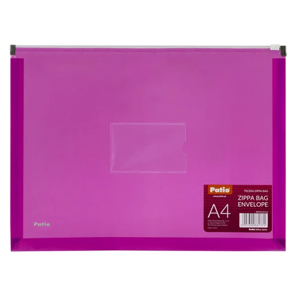 TECZKA ZIPPA BAG A4 3118 PATIO RÓŻOWA