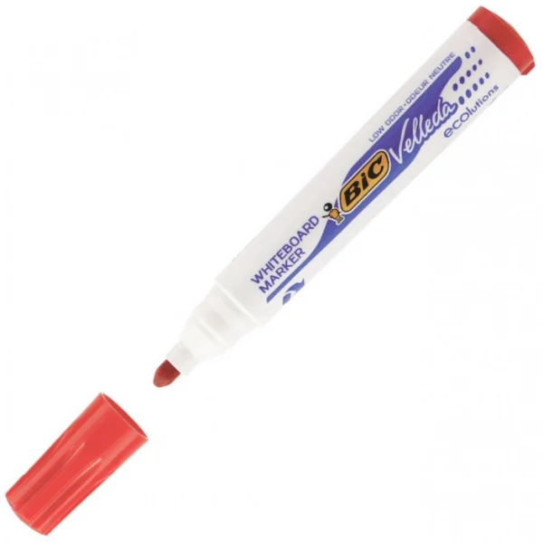 MARKER BIC VELLEDA DO TABLIC OKRĄGŁY CZERWONY 3086129999637
