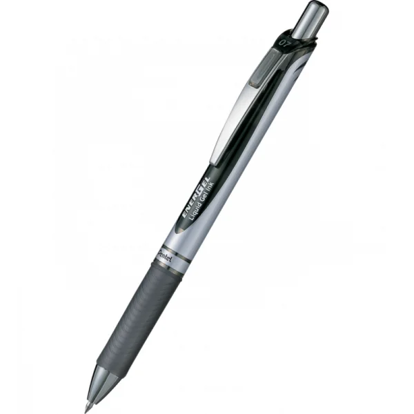 PIÓRO ŻELOWE KULKOWE ENERGEL 0,7 MM METAL TIP BL77 PENTEL BLACK