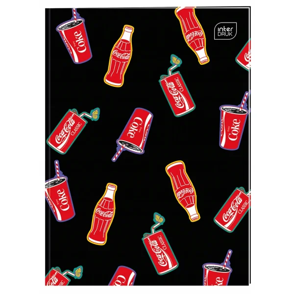 ZESZYT A4 32# MAT+UV COCA COLA INTERDRUK