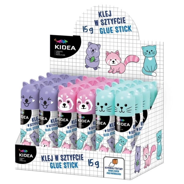 KLEJ W SZTYFCIE Z FIGURKĄ A 15G KIDEA