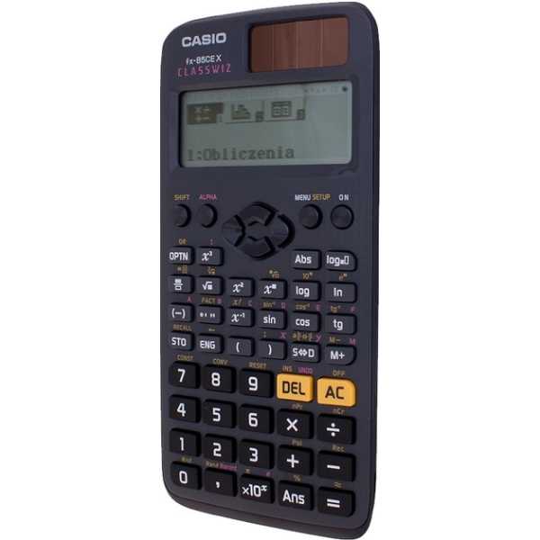 KALKULATOR NAUKOWY CASIO FX-85CE-X 379 FUNKCJI 77x166mm