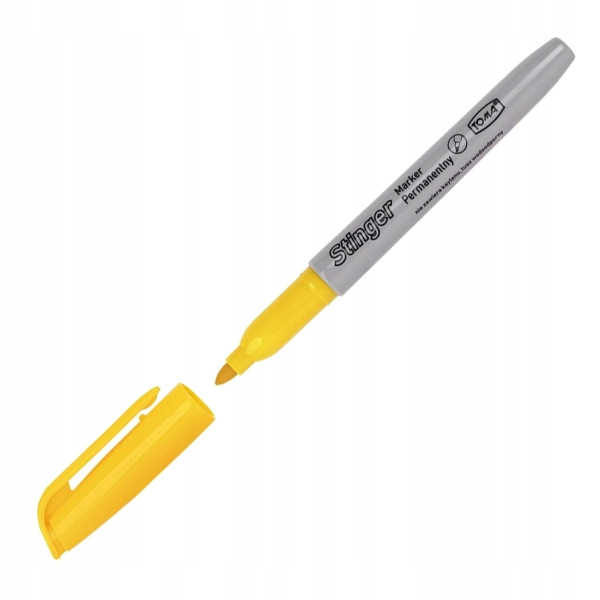 MARKER STINGER PERMANENTNY OKRĄGŁY TO-323 ŻÓŁTY TOMA
