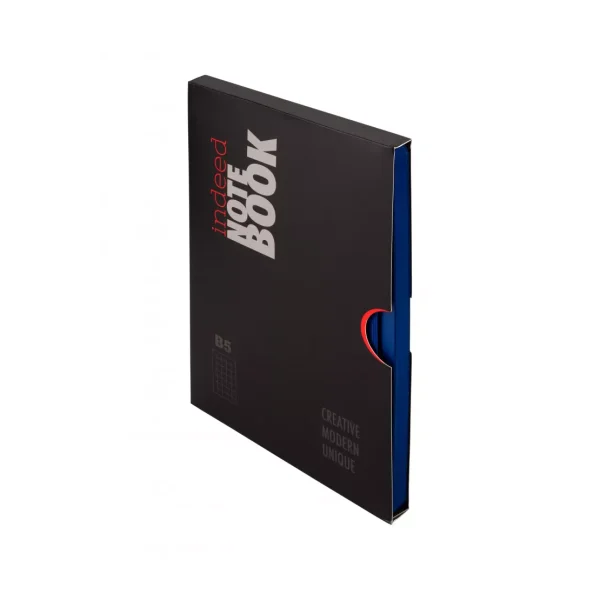 NOTES INDEED B5 KRATKA GRANATOWY ANTRA