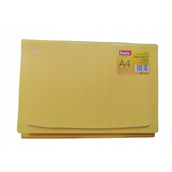 TECZKA Z 12 PRZEGRÓDKAMI A4 5057/06 PATIO ŻÓŁTA