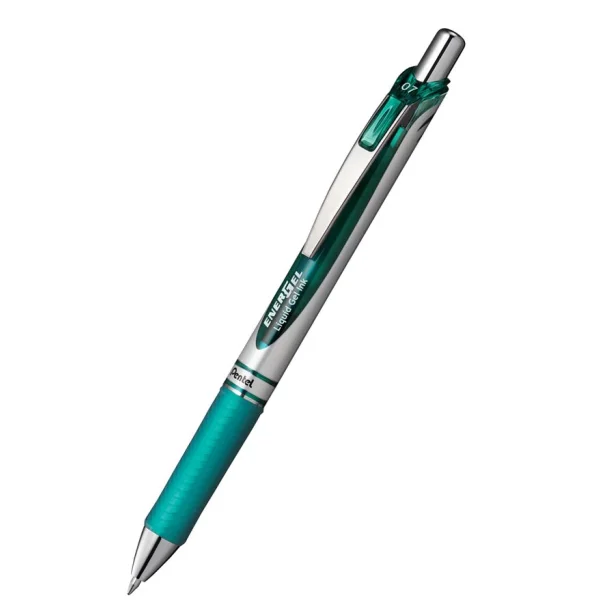 PIÓRO ŻELOWE KULKOWE ENERGEL 0,7 MM METAL TIP BL77 PENTEL GREEN