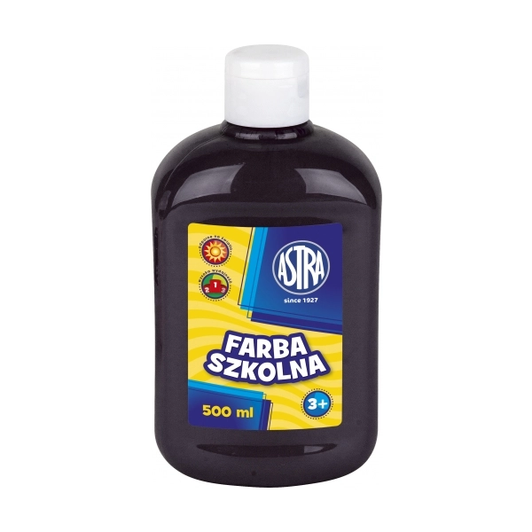FARBA SZKOLNA ASTRA 500ML CZARNA
