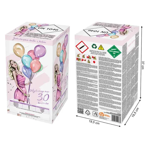 BUTLA Z HELEM JEDNORAZOWA 30 BALONÓW 9
