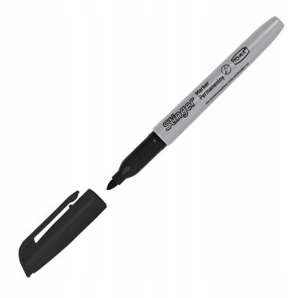 MARKER STINGER PERMANENTNY OKRĄGŁY TO-323 CZARNY TOMA
