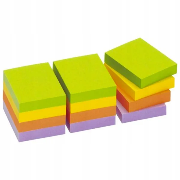NOTES SAMOPRZYLEPNY INFO 50x40MM SPRING 12 SZTUK x100KARTEK