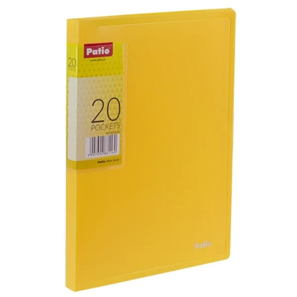 TECZKA OFERTOWA A5 20 PATIO CLEAR BOOK CASE ZÓŁTA 5907690881160