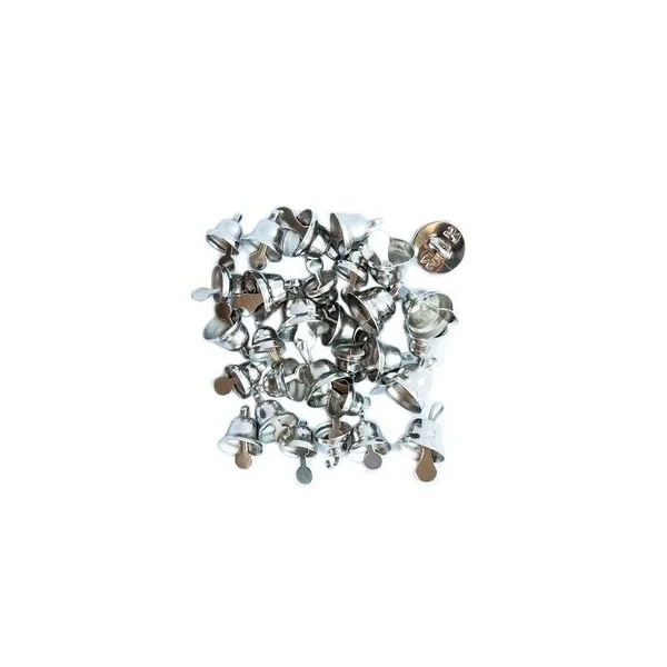 DZWONECZKI METALOWE MIX SREBRNE 30 SZT DPME-001 DP CRAFT