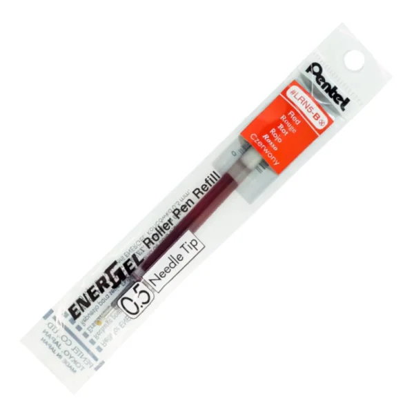 WKŁAD DO DŁUGOPISU ENERGEL 0.5MM PENTEL CZERWONY
