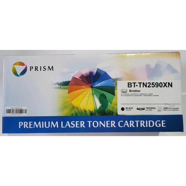BROTHER TONER TN-2590XL TN2590 BLACK CZARNY PRISM