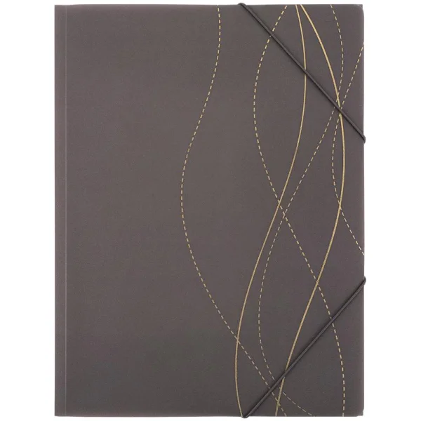 TECZKA A4 PLASTIKOWA AXENT SZARA