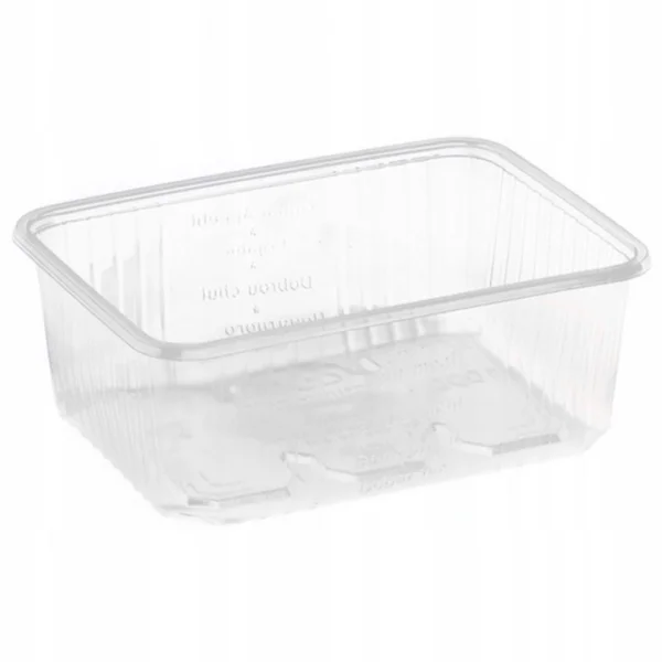 POJEMNIK PROSTOKĄTNY 1000 ML 50 SZTUK UNI-SCHALE 1000GR KLAR