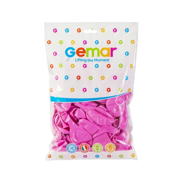 BALONY PASTEL 12" RÓŻOWE 06 100SZT GODAN