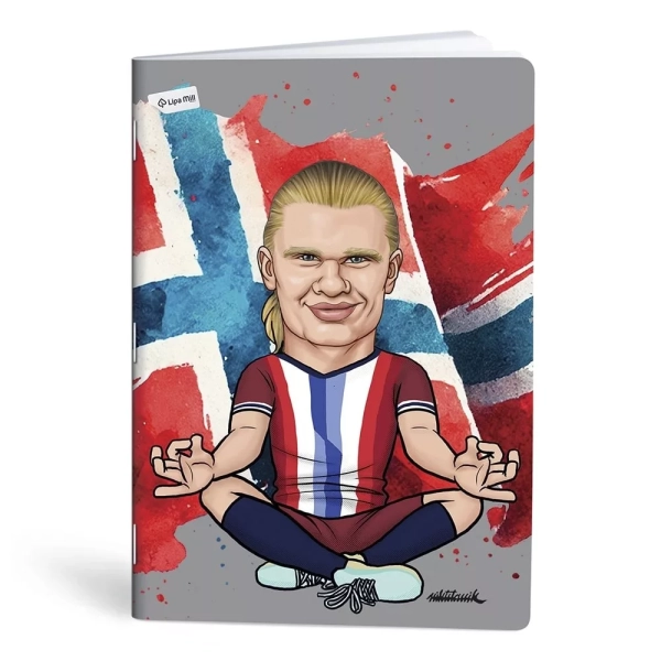 ZESZYT # 40 KARTEK A4 FOOTBAL ICONS MAR MAR