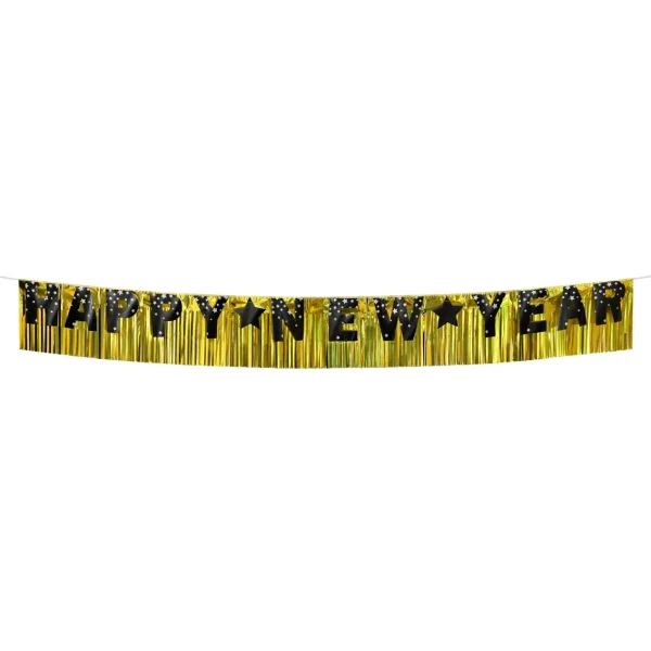 GIRLANDA PAPIEROWA B&C HAPPY NEW YEAR 180x22CM GODAN