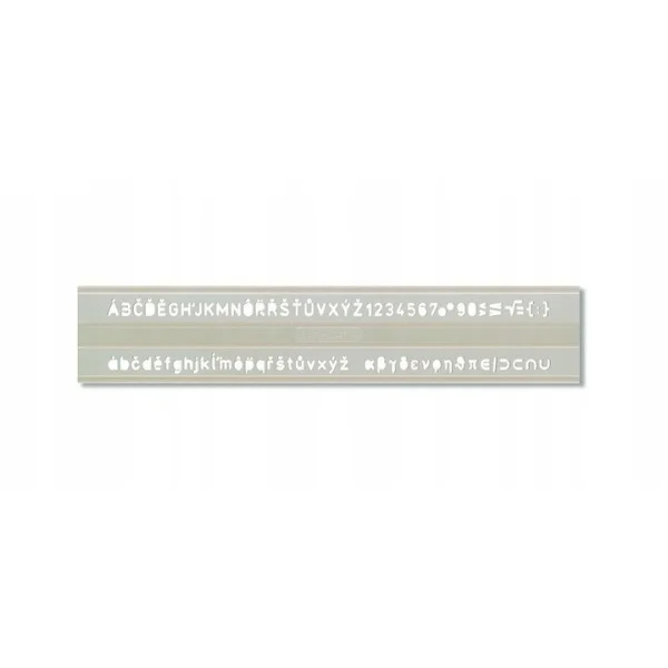 SZABLON LITEROWO-CYFROWY 2,5MM KOH-I-NOOR