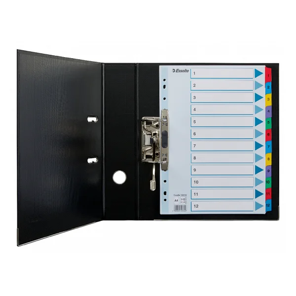 PRZEKŁADKI A4 1-12 MYLAR ESSELTE