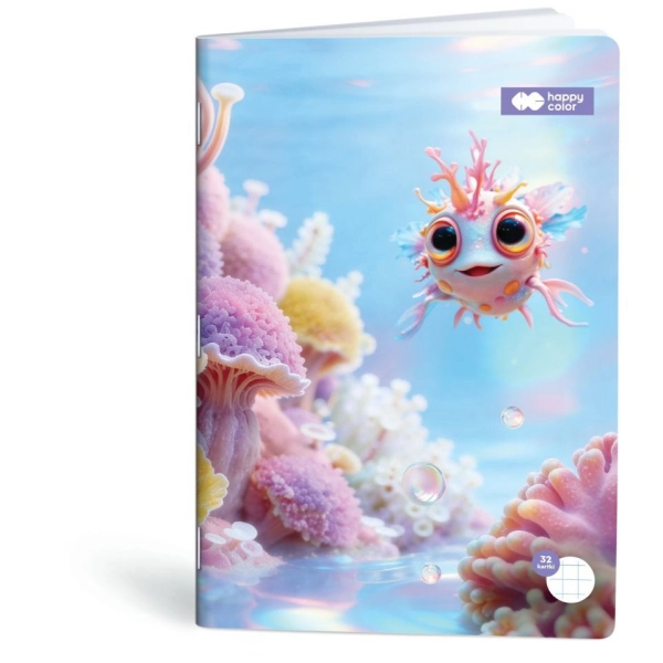 ZESZYT A5 32 # AQUA CUTIES HAPPY COLOR