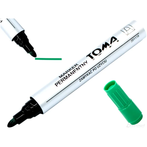 MARKER PERNAMENTNY TO-090 ZIELONY TOMA 5901133090416
