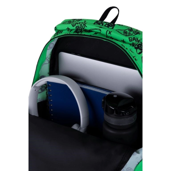 PLECAK SZKOLNY JERRY GAME OVER GRADIENT GREEN COOLPACK