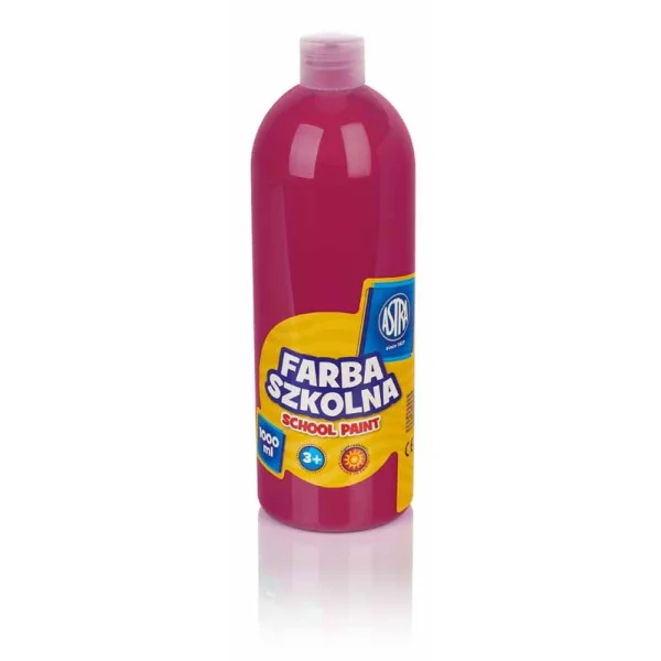 FARBA SZKOLNA 1000ML ASTRA RÓŻOWA