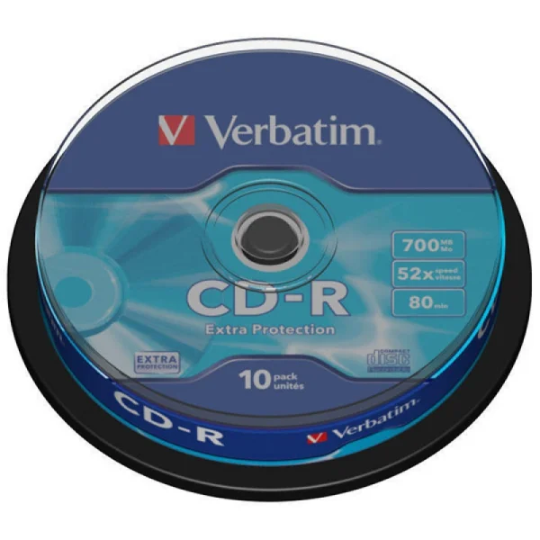 PŁYTY CD-R 700MB 10SZT VERBATIM