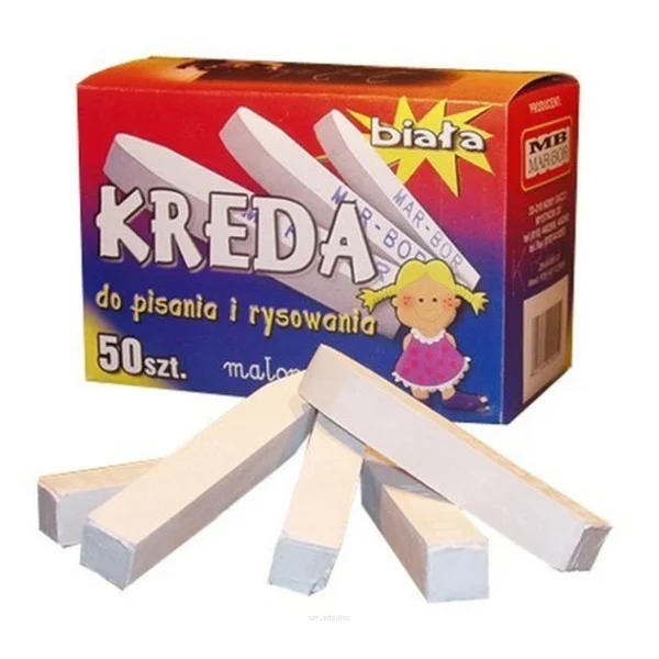 KREDA BIAŁA 50SZT MAR-BOR