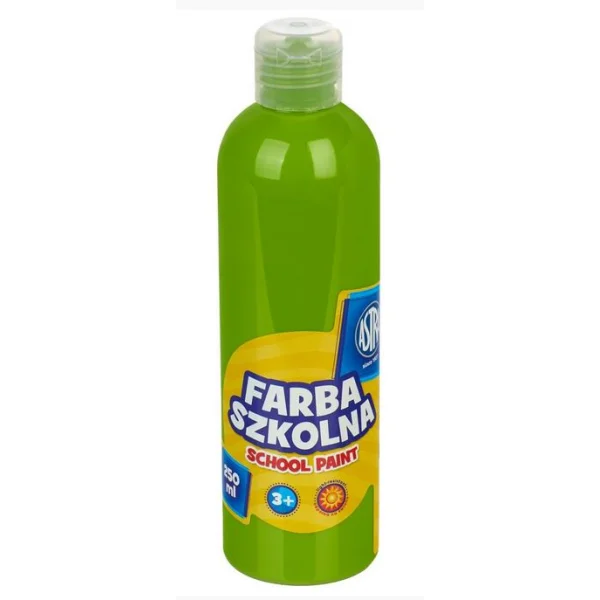 FARBA SZKOLNA ASTRA 250ML LIMONKOWA