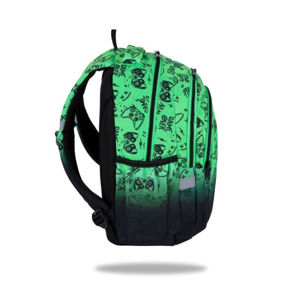 PLECAK SZKOLNY JERRY GAME OVER GRADIENT GREEN COOLPACK